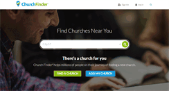 Desktop Screenshot of churchfinder.com